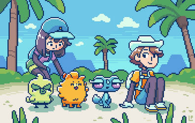 Pokemon Winds and Waves Starters