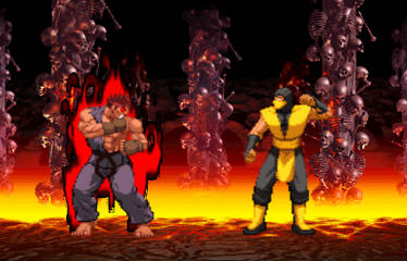 Evil Ryu Vs Scorpion