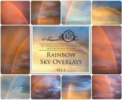 Rainbow sky overlays