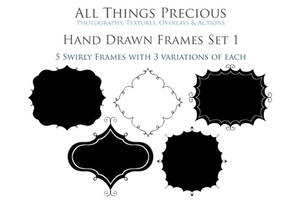 Hand Drawn Swirly Frames