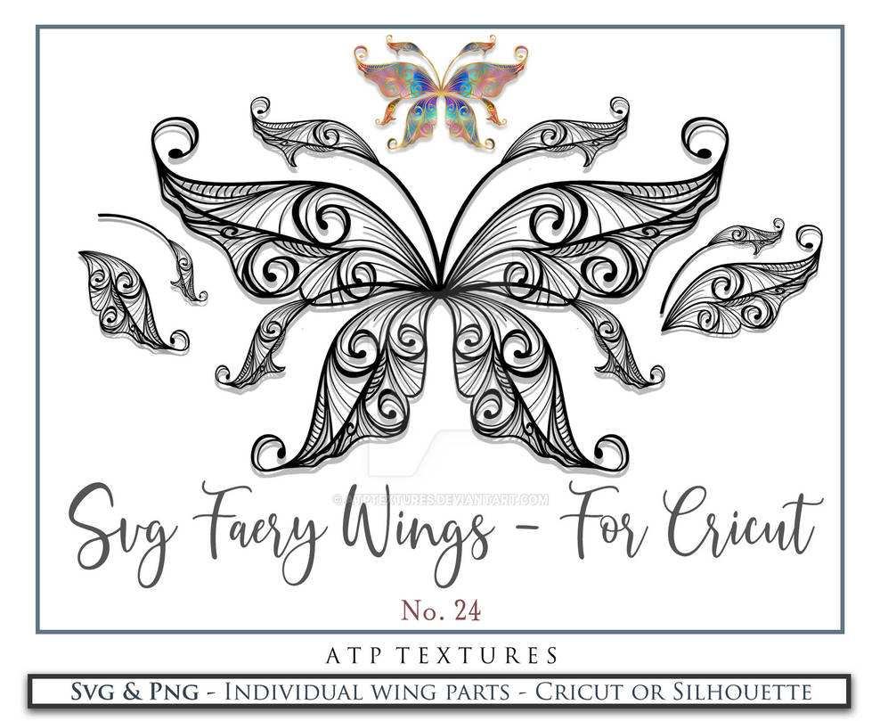 SVG WINGS No.24 By ATP Textures by ATPTextures on DeviantArt