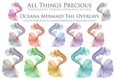 OCEANA Mermaid Tail Overlays ATP Textures