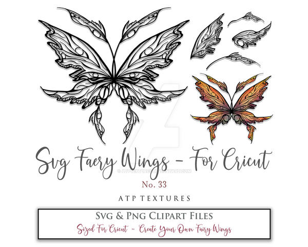 Wing Set Svg Svg Wings set 33 by ATPTextures on DeviantArt