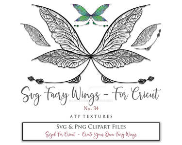 Svg Wings Set 34