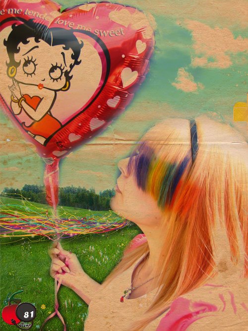 Rainbow Girl With Your Balloon