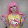 Scene Pink Candy Hair Girl