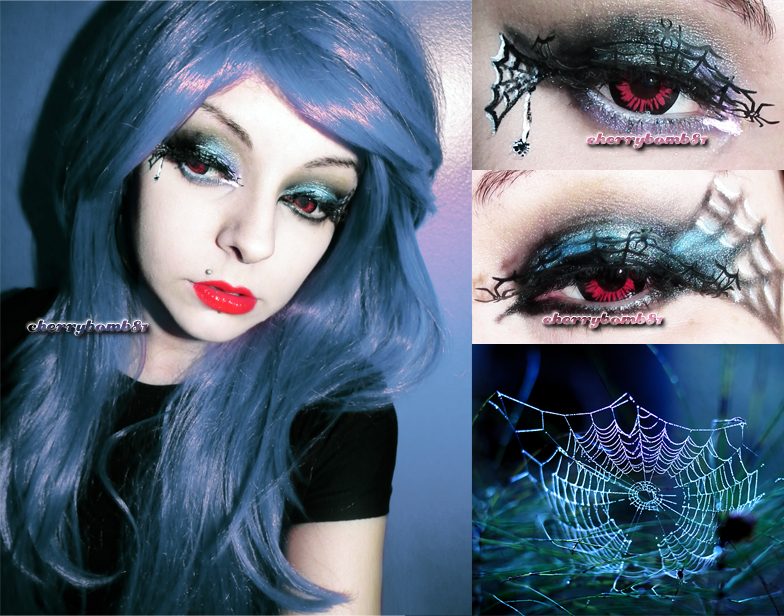 Spider Halloween Makeup Inspired Edgy Look