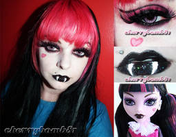 Halloween Makeup Look Draculaura Monster High