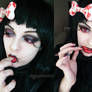 Dark vampire blood lips cherrybomb81