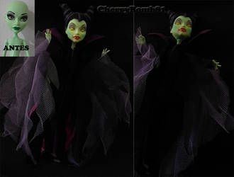 Monster High CAM Repaint Custom Doll Maleficent