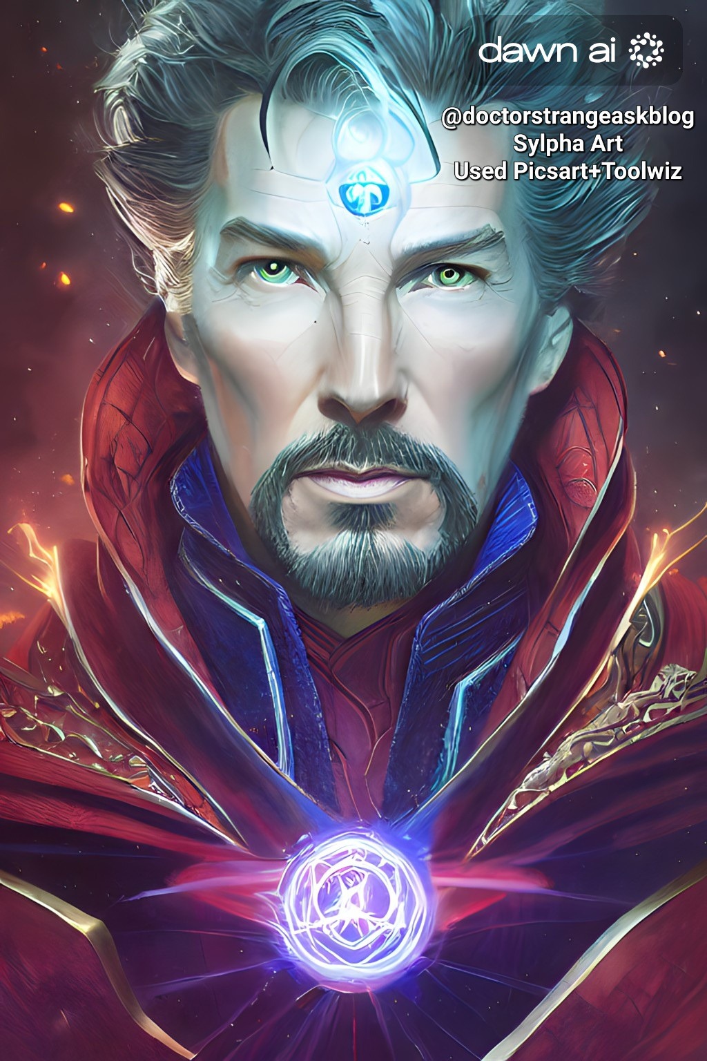 Doctor Strange (White hair) by asherlockfan on DeviantArt Doctor Strange (White hair) by asherlockfan on DeviantArt