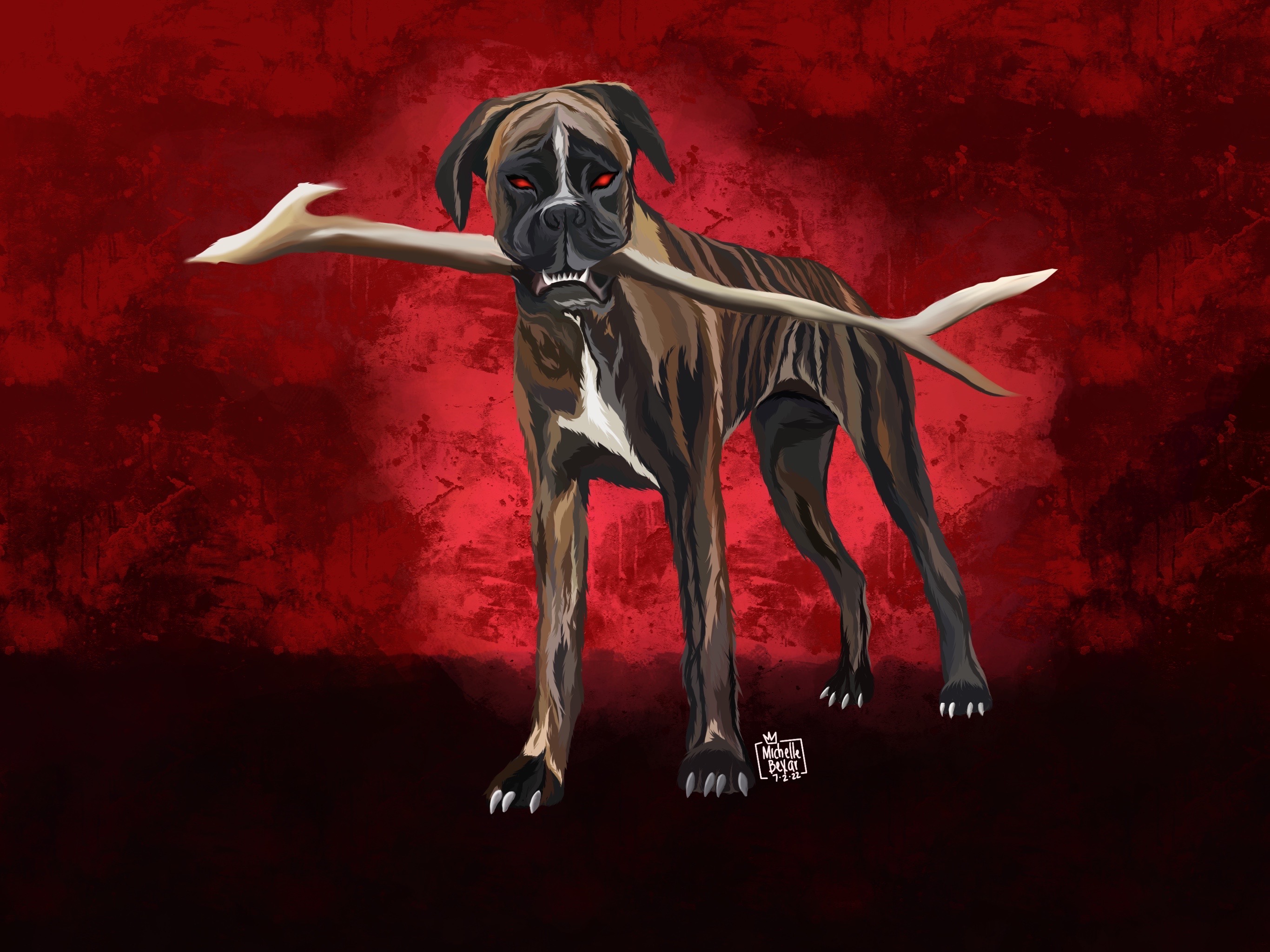 Deviantart Boxer Dog Boxer by michelleillustrate on DeviantArt
