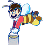 Bee Mario doodle