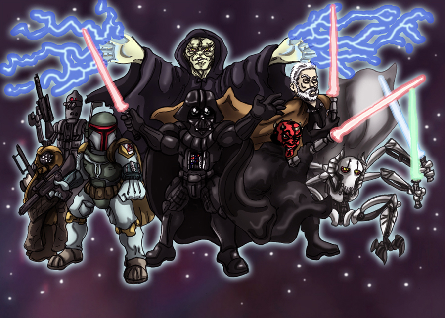 Star Wars Villains Commission