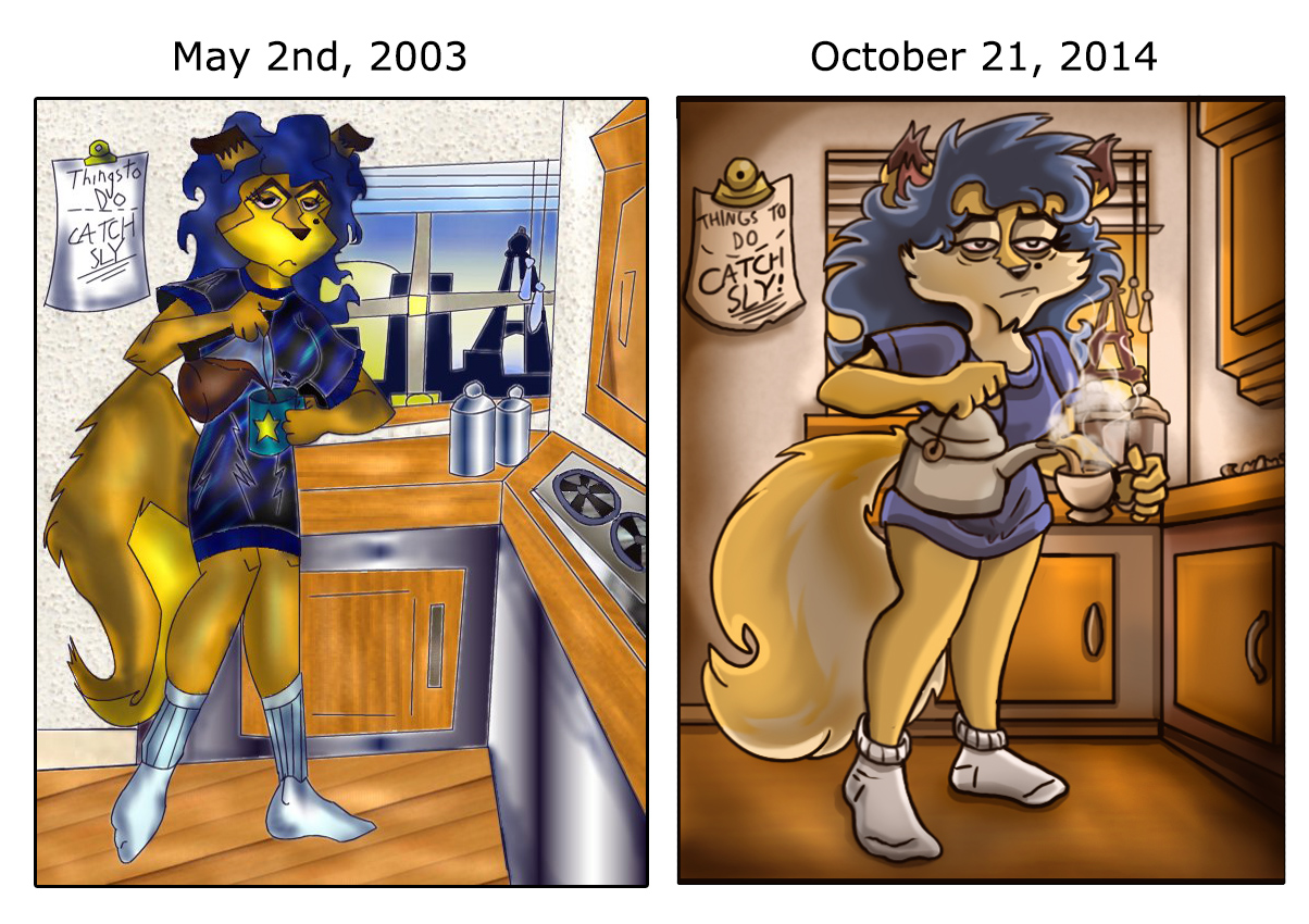 Then And Now: Carmelita in the Morning