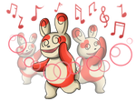 Spinda Teeter Dance by shinragod