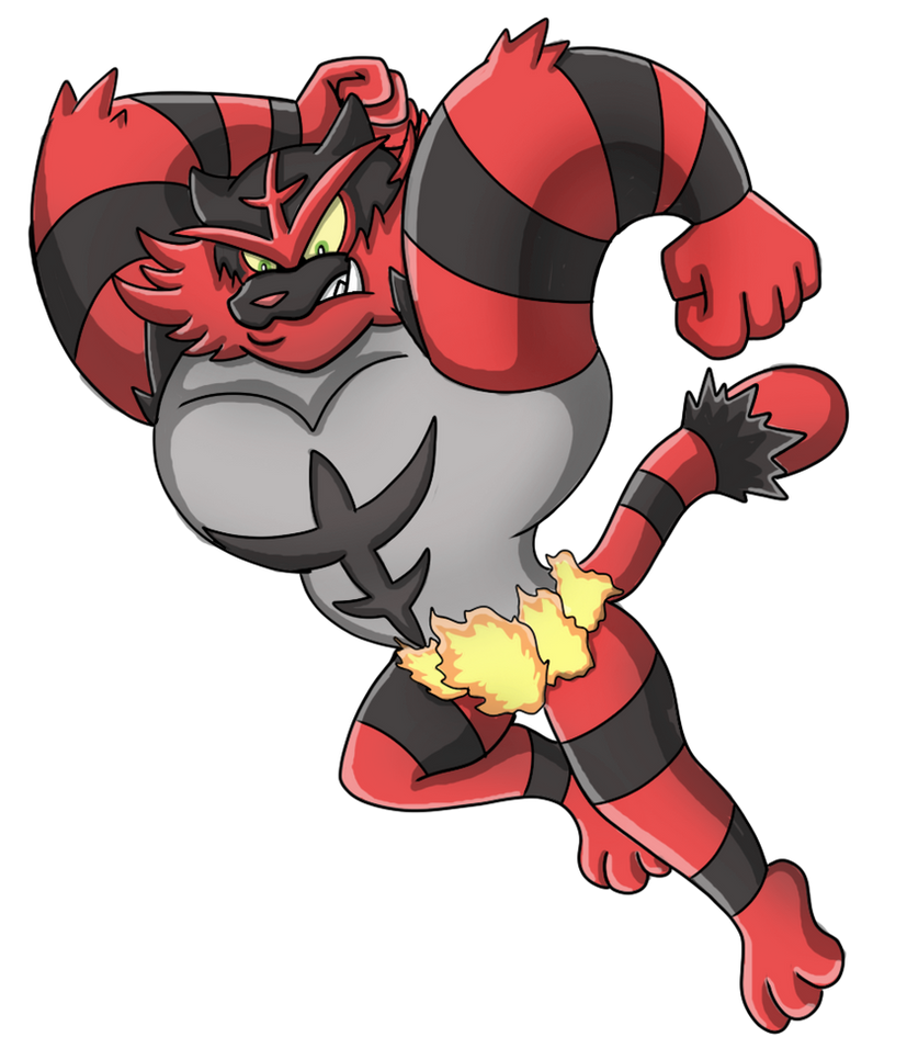 Incineroar Slams Into Smash by shinragod on DeviantArt