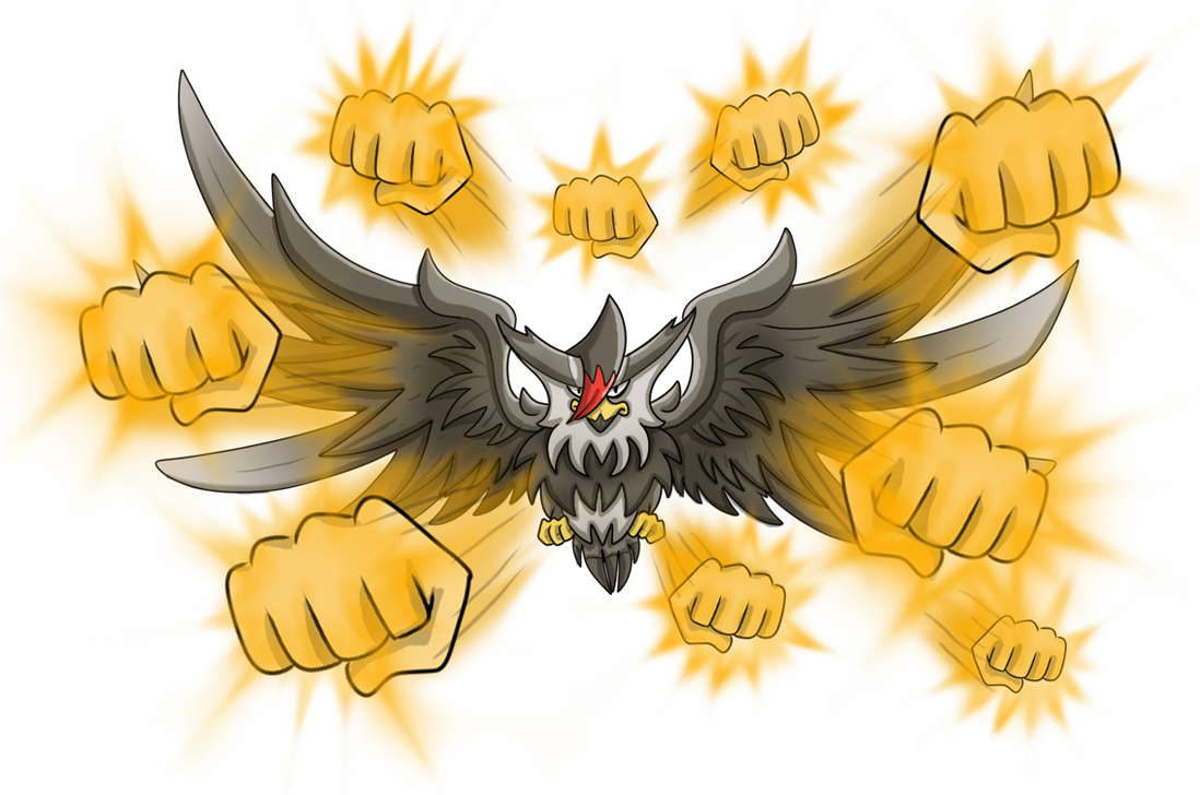 Staraptor Close Combat by shinragod on DeviantArt