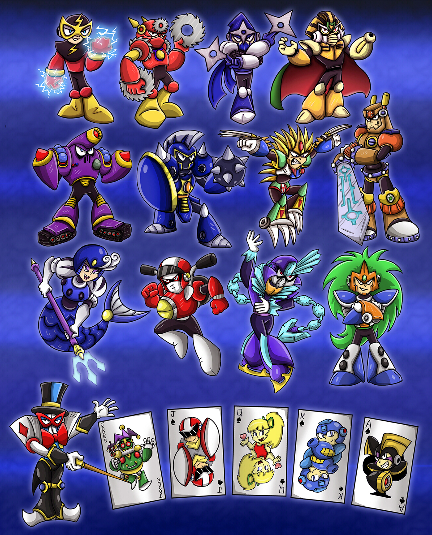 Robot Masters Poll Winners By Shinragod On Deviantart Robot Masters Poll Winners By Shinragod On Deviantart
