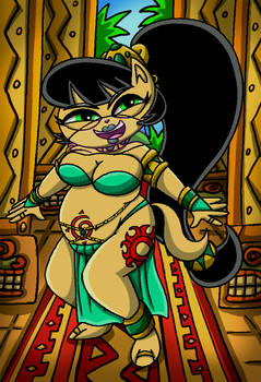 Kitty Katswell Big Belly Dancer COMMISSION