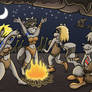 Crotar and Dancing Cavegirls