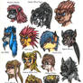 Colored Organization XIII Furs