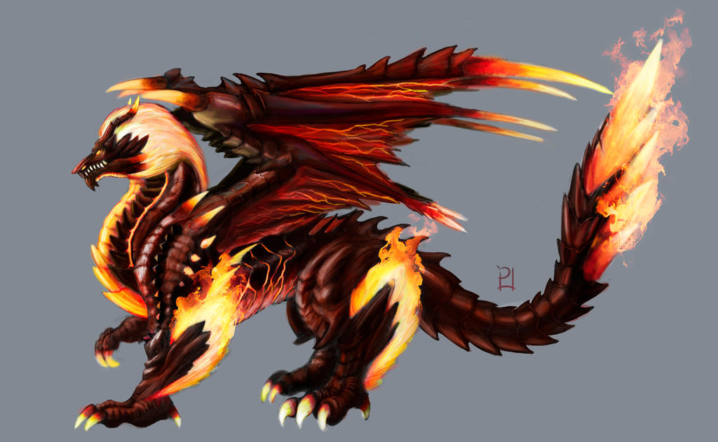 Fire Dragon by PLSN on DeviantArt
