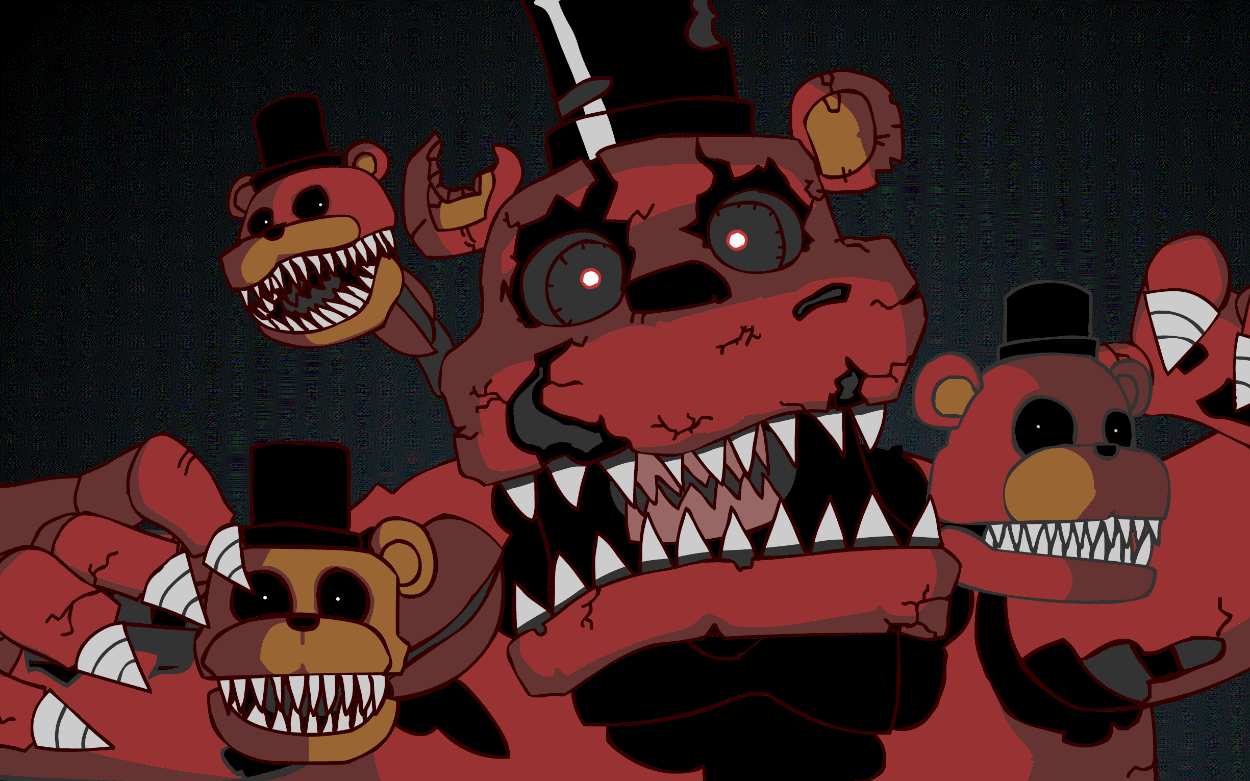 Nightmare Freddy  Fnaf jumpscares, Nightmare, Freddy