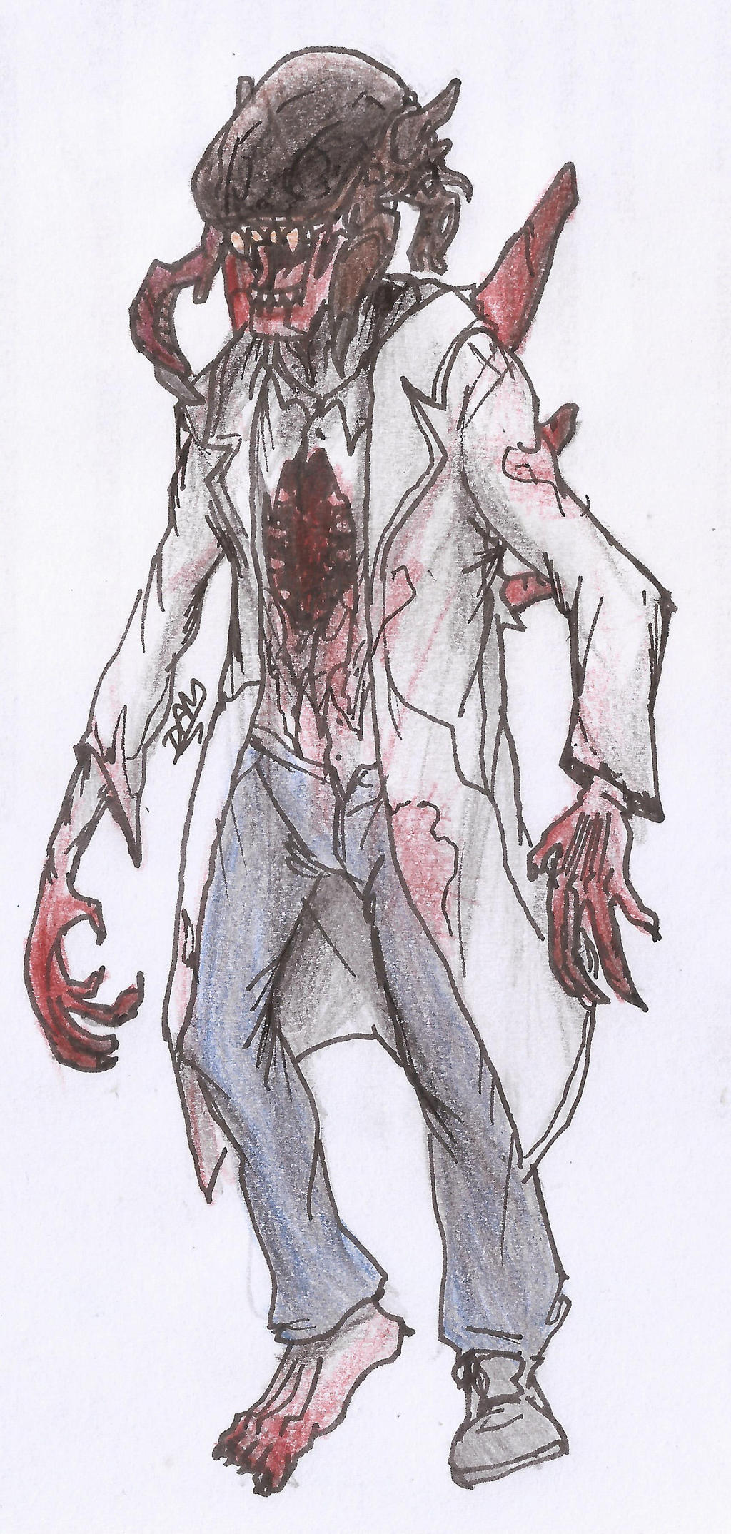 Xenomorph (headcrab Zombie) by damiangarmendia646 on DeviantArt