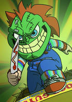 Chucky wearing the Mask...(Chucky / The Mask)