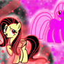 Pink(OC) y Evil Monster Fluttershy