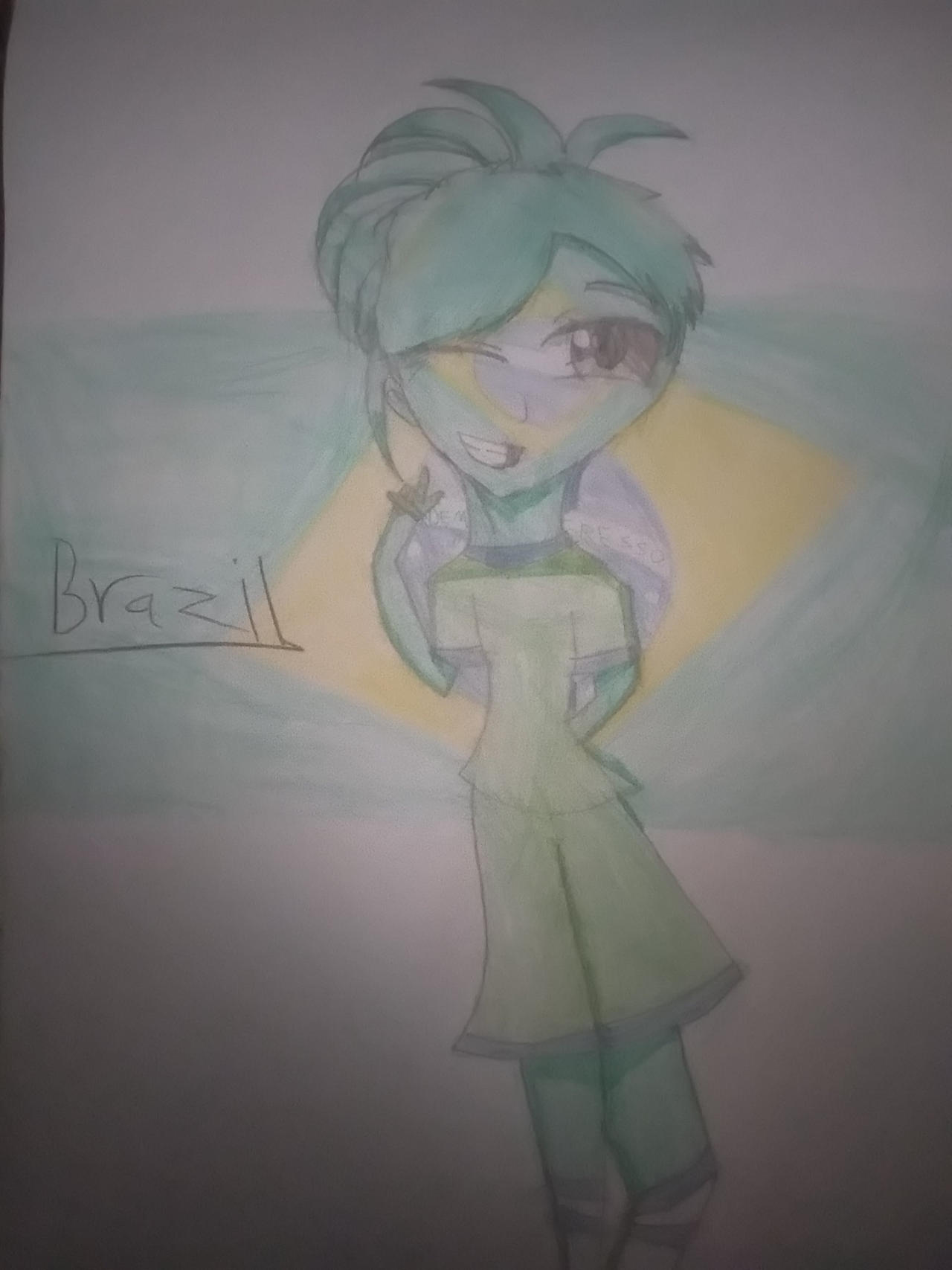 Brazil Countryhumans by SalmaMcQueenArt on DeviantArt