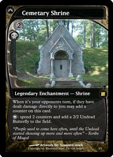 Cemetary Shrine - Magic Card