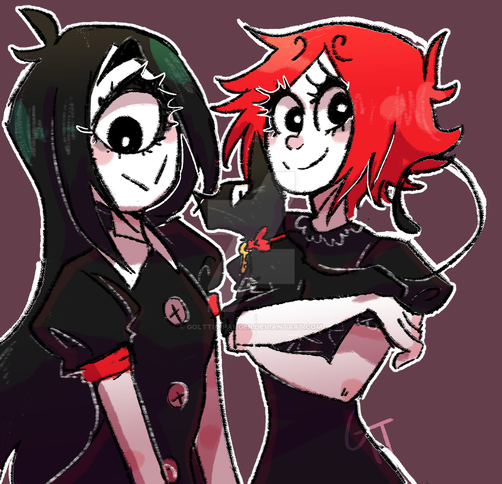 Ruby Gloom and Iris by Golttenpanger on DeviantArt