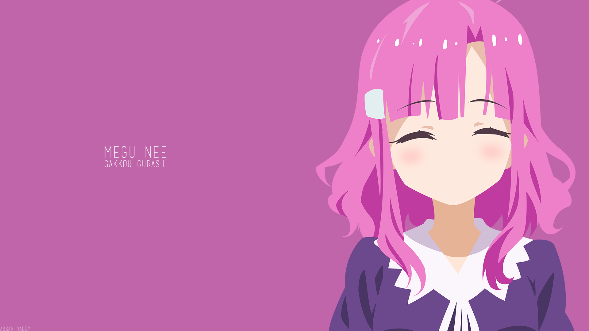 Megu Nee - Gakkou Gurashi - Wallpaper