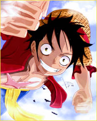 Mugiwara D. Luffy - One Piece Coloring