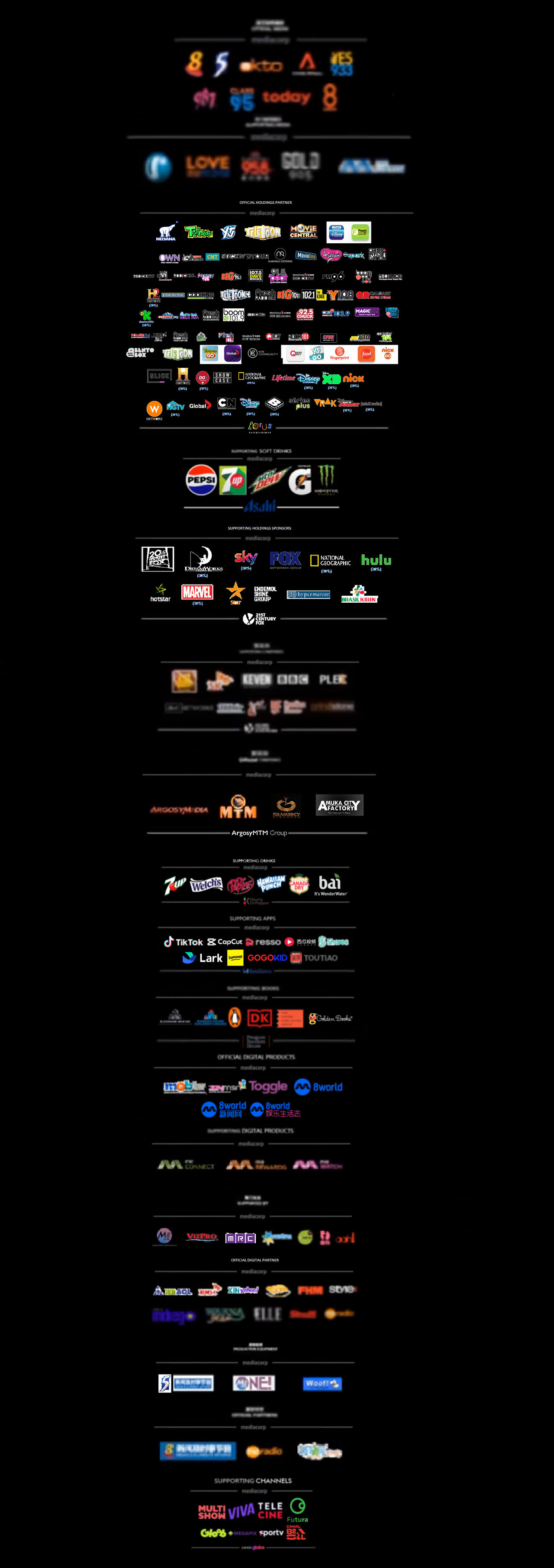 Mediacorp All Media Logos #1 by kevenlucas11 on DeviantArt