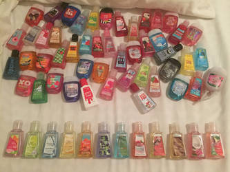 Bath  body works hand sanitizer collection