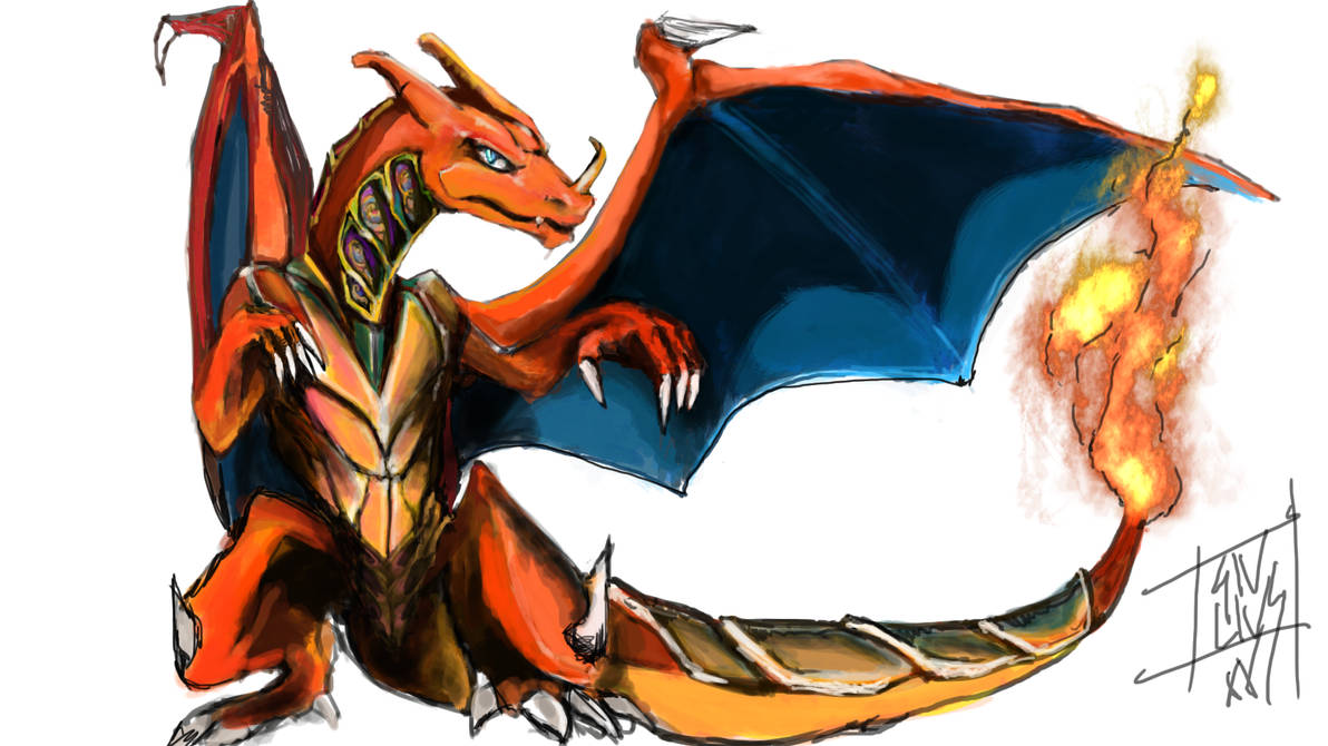 Armored Charizard sketch - SPEED PAINT LINK by gidan91 on DeviantArt Armored Charizard sketch - SPEED PAINT LINK by gidan91 on DeviantArt