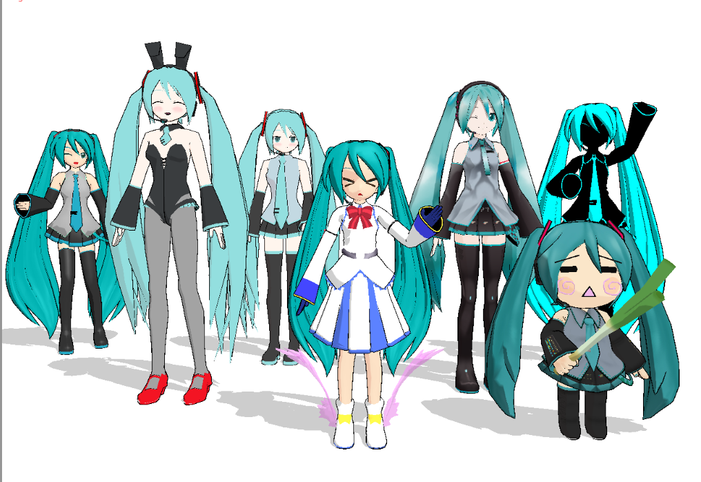 MMD - Miku Models