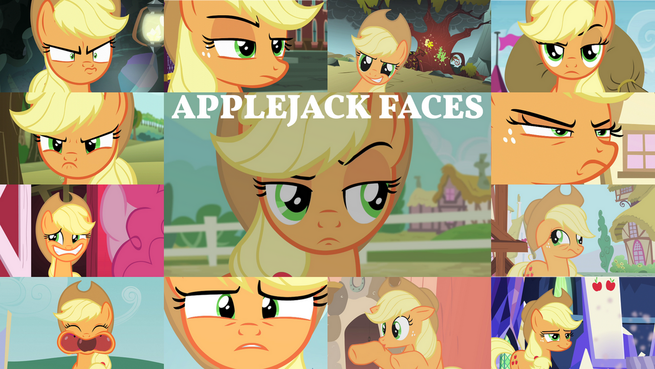 Request: Applejack Faces by Quoterific on DeviantArt
