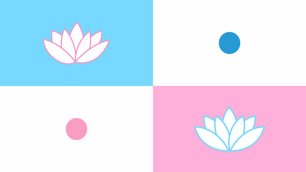 Flag Template: Aloe And Lotus