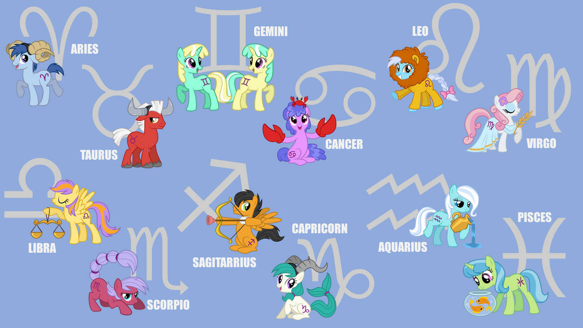 Mlp Updated Sign My little pony characters zodiac signs 60 photos - Youhoroscope.com