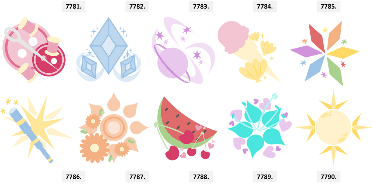 Shell Cutie Mark Cutie Mark Sale 779 by Quoterific on DeviantArt