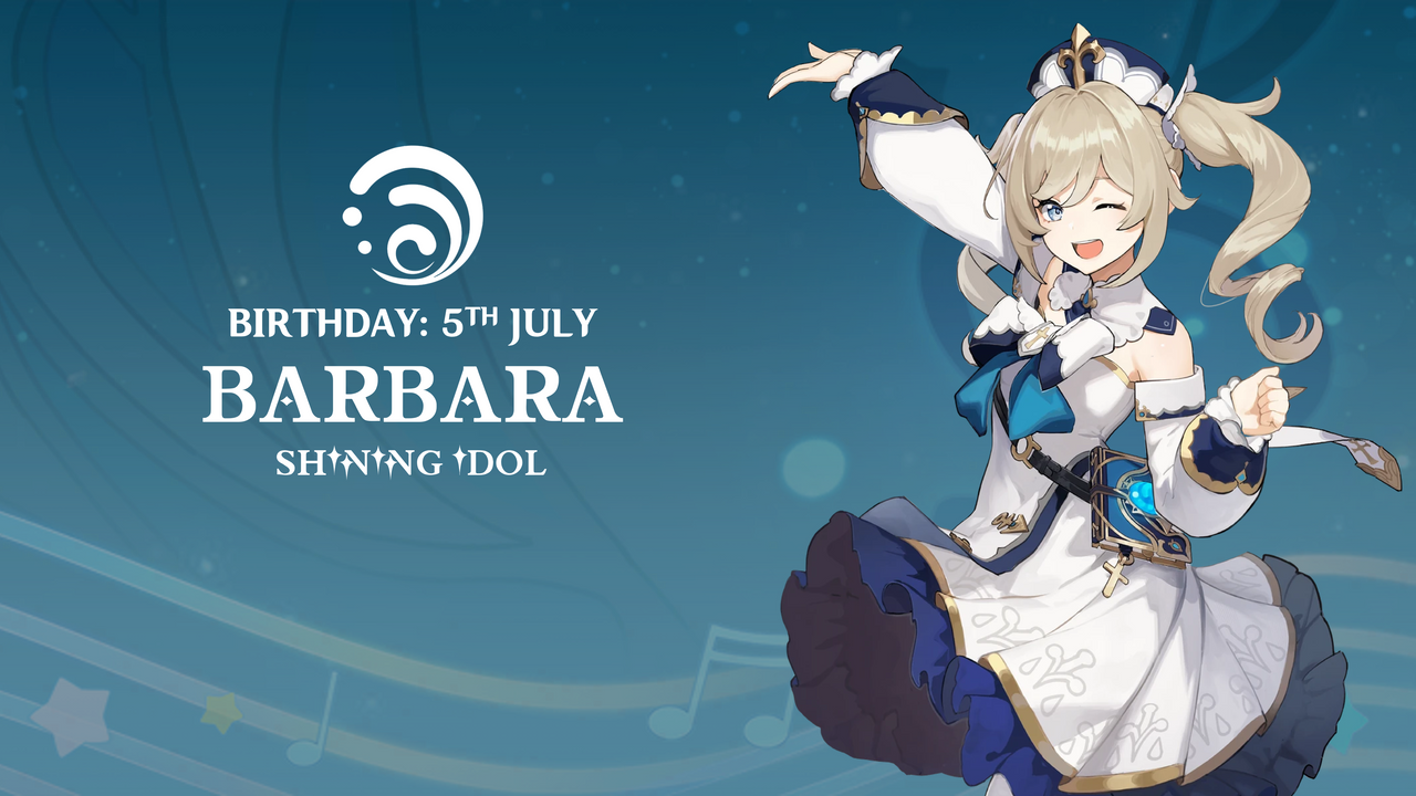 Barbara Gi GI Namecard: Barbara by Quoterific on DeviantArt