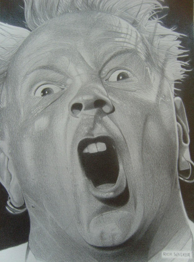 Johny Rotten Colouring Johnny Rotten by RichWalker on DeviantArt