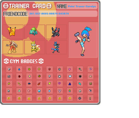 Pokemon Trainer Card 1