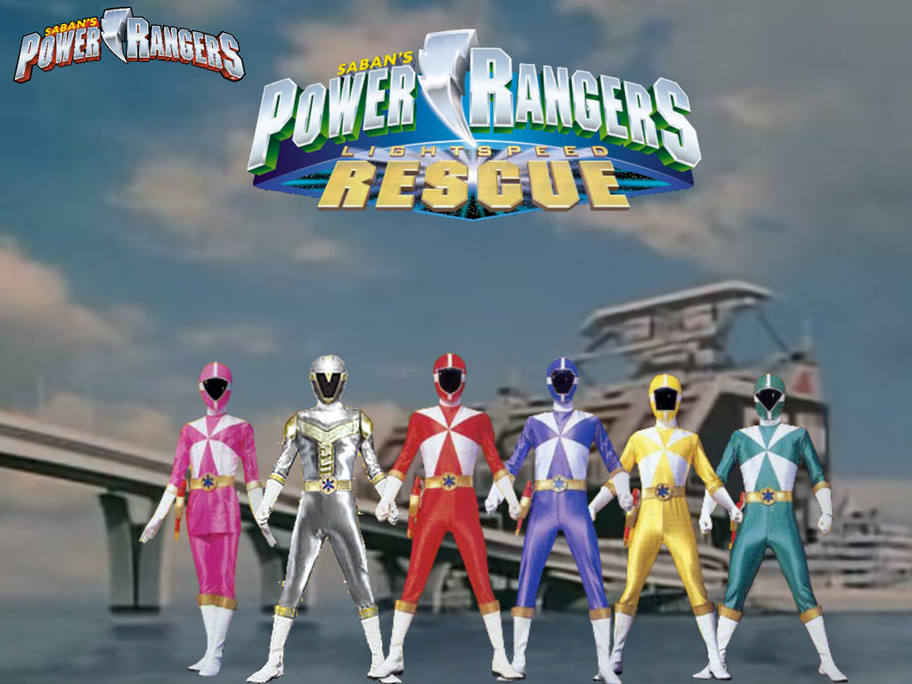 Power Rangers Lightspeed Rescue w/ Bay Background by ThePeoplesLima on ...