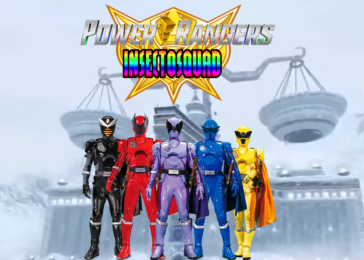 Insect Power Ranger Power Rangers InsectoSquad w/ Gokkan Castle by ThePeoplesLima on DeviantArt