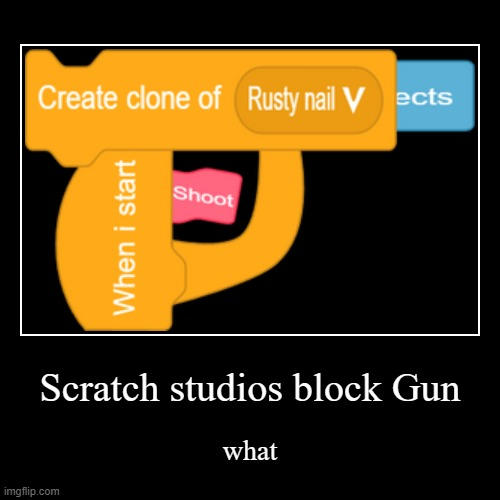 Scratch studios block gun by CoconutAndKokonut on DeviantArt